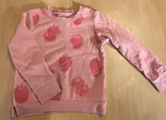 Orange hakka いちご柄 長袖カットソー 120