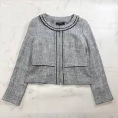 【新品】エニィファム ツイードノーカラージャケット フォーマル セレモニー M