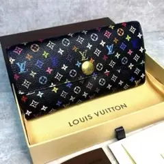 LOUIS VUITTON ポルトフォイユ サラ モノグラム マルチカラー