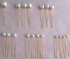 【値下げしました】ブライダル・成人式 洋装、和装、パールピン 18本セット