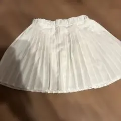 Lycée mine. プリーツスカート ホワイト 110cm