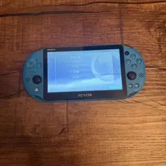PlayStation Vita 本体 アクアブルー カッセット4本付き