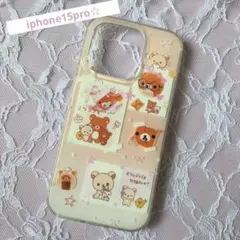 iPhone15Pro用 スマホケース 리락쿠마