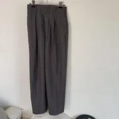 GU チェック柄 ワイドパンツ　Sサイズ