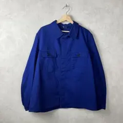 ユーロ古着 フレンチワークジャケット カバーオール ヘリンボーン ヴィンテージ