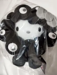 サンリオミャクミャクなりきりぬいぐるみ(M)ブラック（ハローキティ）