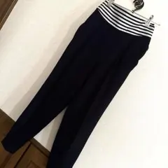Borders at Balcony ハイウェストツイルパンツのサムネイル