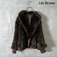 LILY BROWN リリーブラン エコファー ジャケット N110のサムネイル