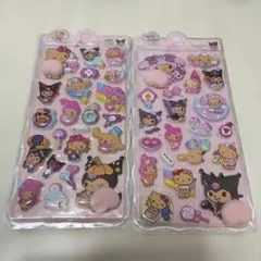 かわいいキャラクターシール　ぷにぷにおしり　2枚セット