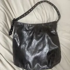 ZARA ハート　スタッズ　カバン　トート　ショルダー
