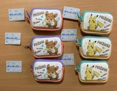ポケモン フリーポーチ ミニポーチ 6個セット ピカチュウ パモ 新品