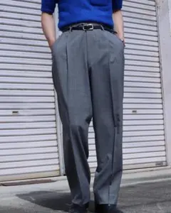 （古着）50s 60s usa製　スラックス　ストレートパンツ　グレー パンツ｜ビンテージ古着の通販ならHeavens-Door