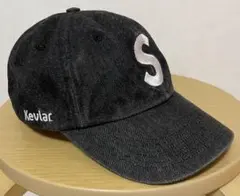Supreme デニム S Logo キャップ ブラック