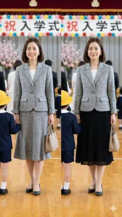 入学式 卒業式 スカート2枚ジャケット