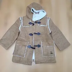 peanuts　フリースフード付きダッフルコート　サイズ120