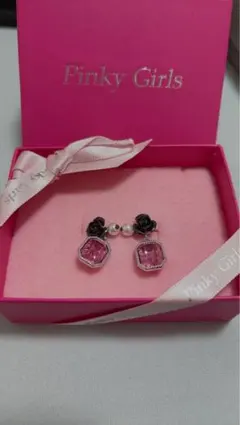 Pinky Girls ピンクローズピアス
