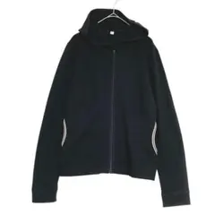 UNIQLO ユニクロ　スウェットフルジップパーカ　薄手　黒　M