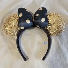 ミニーマウス カチューシャ ゴールド