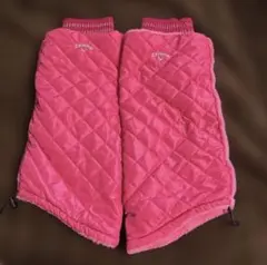 Callawayレッグウォーマー（裏ボア・ピンク）