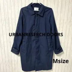 アーバンリサーチドアーズ　ステンカラーコートMネイビーきれいめシンプル アウター