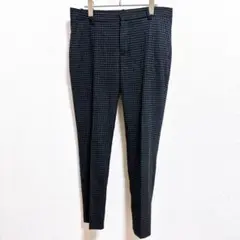 ザラウーマン スラックス チェック テーパードパンツ（L） クラシカル 上品