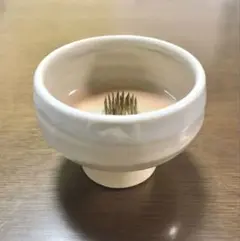 萩焼 天龍窯　花器 剣山付き 小さめ 高台