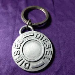 【DIESEL 】キーリングホルダーグレー