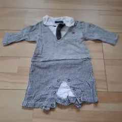 70cm シャツ風ロンパース