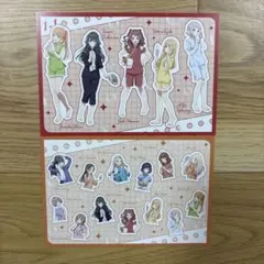湯*帆様 2枚　学園アイドルマスター 極楽湯 ポストカード 花海 咲季　藤田こと