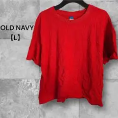 OLD NAVY【L】 レッド Tシャツ メンズ