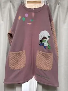 保育士　エプロン　長袖　スモック　くまのがっこう　学研