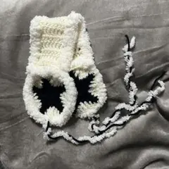 ハンドメイド 星デザインイヤーマフ