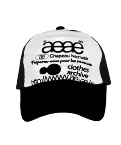 aeae キャップ ホワイト/ブラック 新品