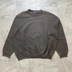 スターター スウェット　ワンポイント刺繍ロゴ　前Ｖガゼット　グレー メンズ　XLのサムネイル