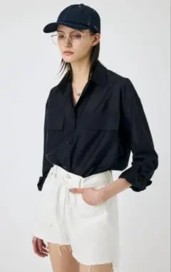 moussy moussy RIP MILITARY シャツ