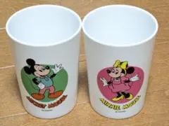 ミッキー＆ミニー コップ2個セット