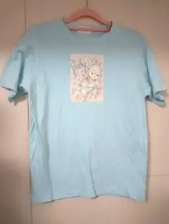 ナイルパーチのかわいい♡水色ウサギイラストTシャツです！！(^^)♡のサムネイル