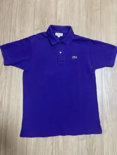 LACOSTE ラコステ ポロシャツ L1212 パープル サイズ3 日本製