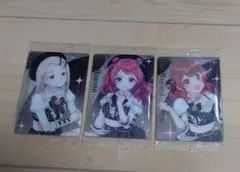 学マス 学園アイドルマスター ウエハース SR 咲季・佑芽・広セット(おまけ付)