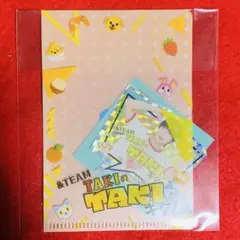 【新品未使用】&TEAM TAKIのTAKIがキタ！ステッカーファイルJR推し旅