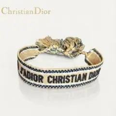 dior J'ADIOR ブレスレット ミサンガ ネイビー 調節可能 - メルカリ