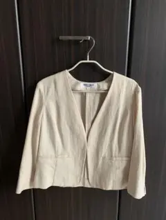 【ナチュラルビューティーベーシック】ノーカラージャケット