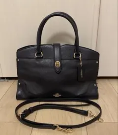 COACH ハンドバッグ ホワイト形状で ショルダー マーササッチェル 