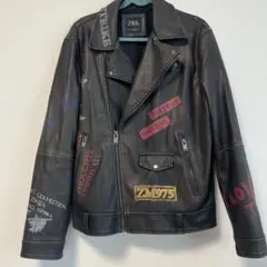 Zara ライダースジャケット　革ジャン