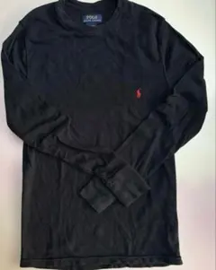 POLO Ralph Lauren ブラック長袖カットソー サーマルロンT Sのサムネイル