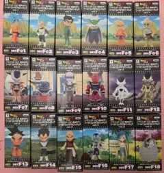 【未開封品】ドラゴンボールZワールドコレクタブルフィギュアvol.18種コンプ