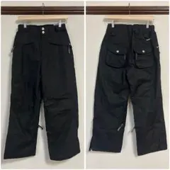 kissmark スノボウェア　パンツ　ウエスト調節可能　ブラック　Mのサムネイル