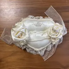 ウエディング　リングピロー