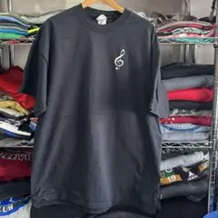 USA古着 音符 音楽 ワークプリントTシャツ