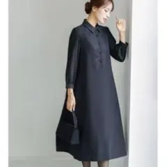 洗濯可能 礼服 ブラックフォーマル ワンピース